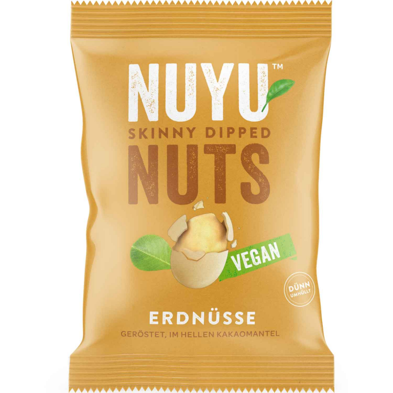  Nuyu Nuts Erdnüsse im hellen Kakaomantel 90g 