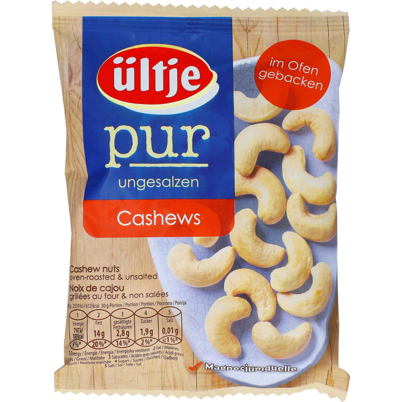  ültje pur Cashews ungesalzen 150g 