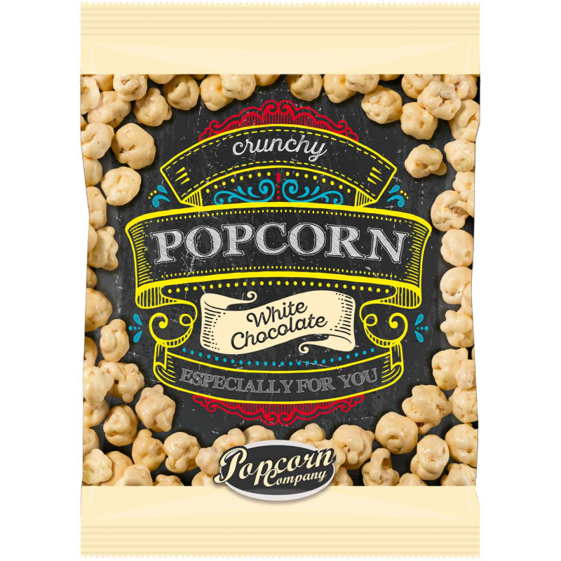  Popcorn Company Crunchy Popcorn White Chocolate 125g (MHD 03.10.2024) 