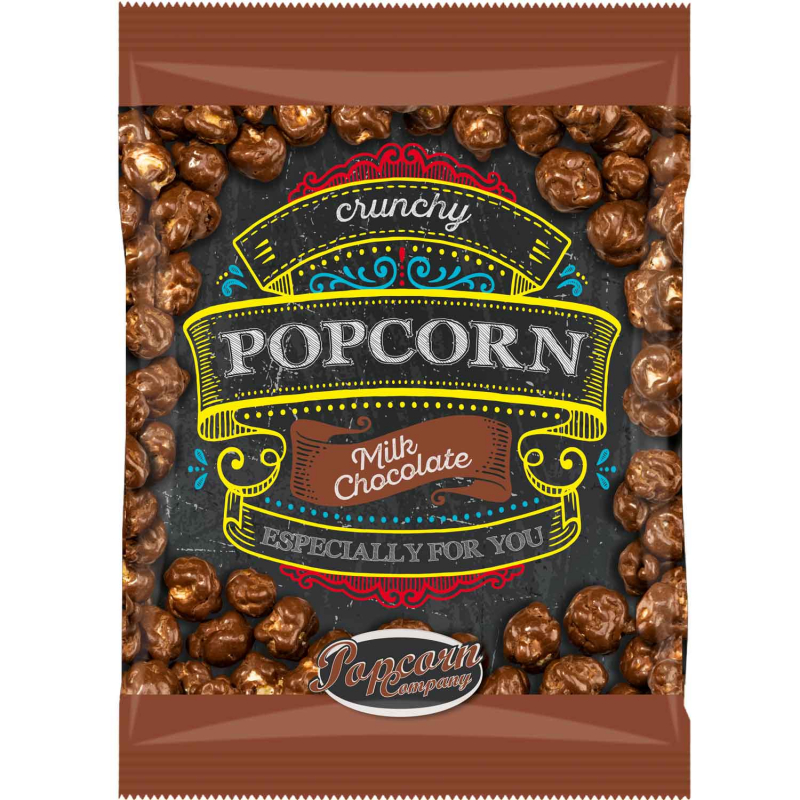  Popcorn Company Crunchy Popcorn Milk Chocolate 125g 