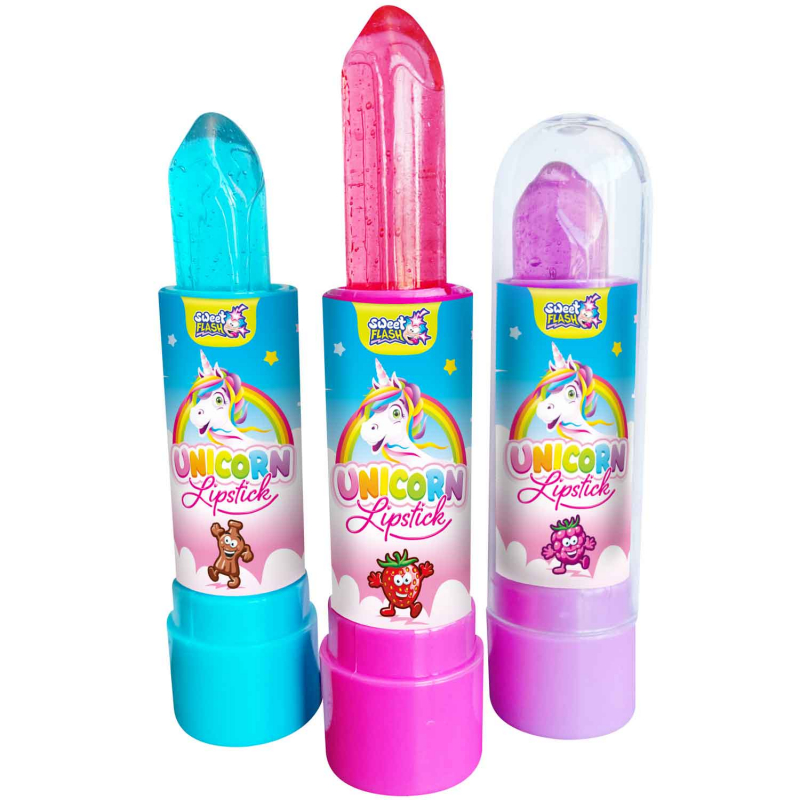  Sweet Flash Unicorn Lipstick Lolly 24er 