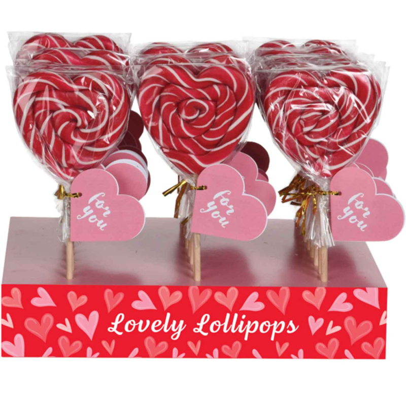  Becky's Swirl Heart Lolli 'For You' 50g 