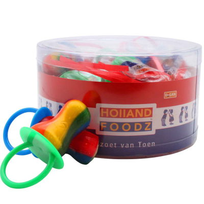  Holland Foodz Riesenschnuller Regenbogen 12x50g 