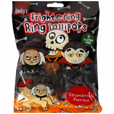  Becky's Frightening Ring Lollipops 90g 