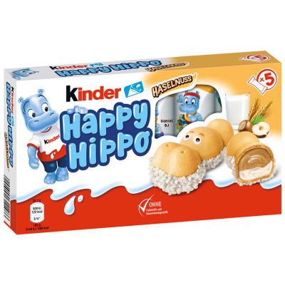  kinder Happy Hippo Haselnuss 5er 