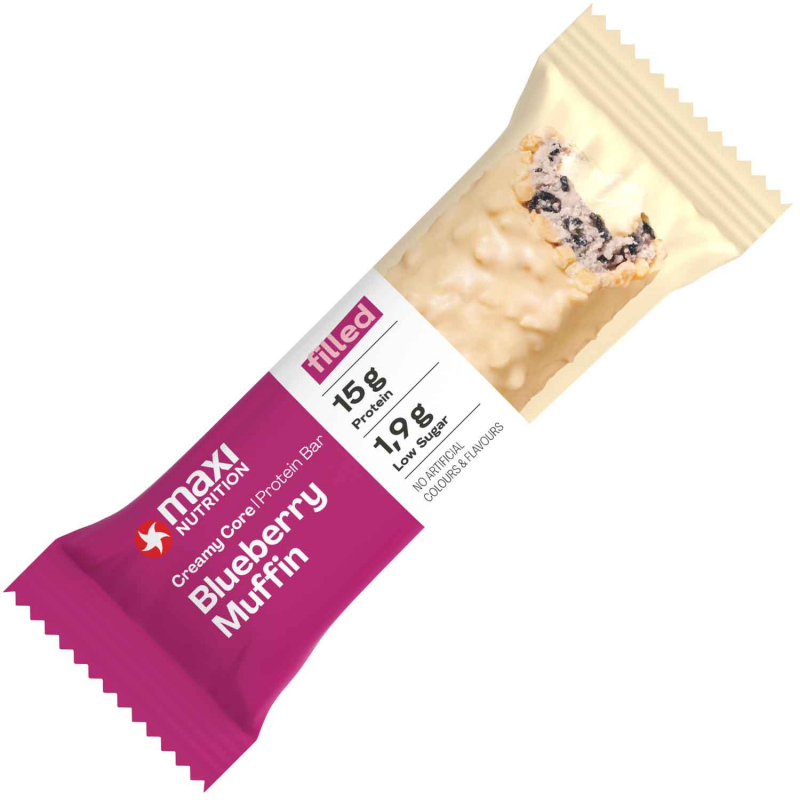  Maxi Nutrition Creamy Core Protein Bar Blueberry Muffin 45g 