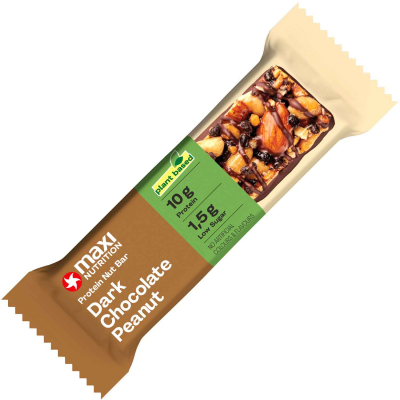  Maxi Nutrition Protein Nut Bar Dark Chocolate Peanut 46g 