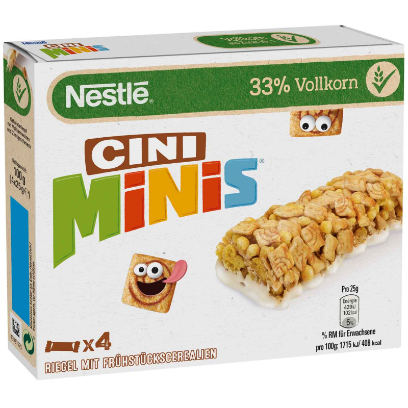  Nestlé Cini Minis Riegel 4er 