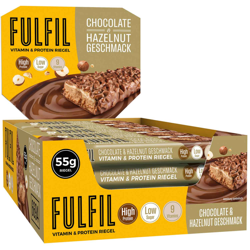  Fulfil Vitamin & Protein Riegel Chocolate & Hazelnut 55g 