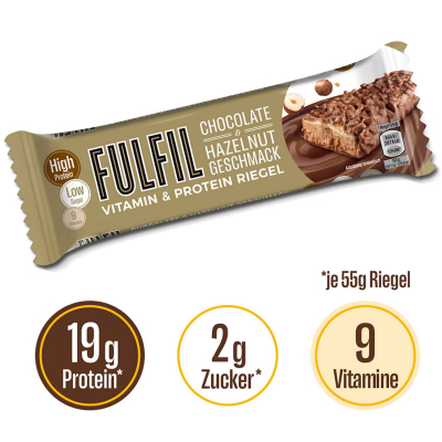  Fulfil Vitamin & Protein Riegel Chocolate & Hazelnut 55g 