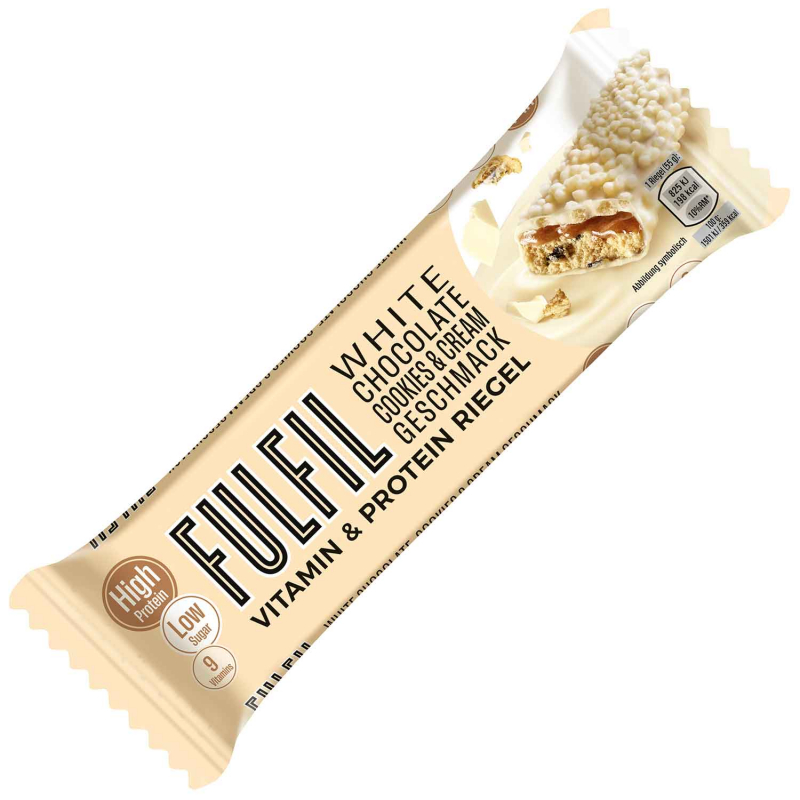  Fulfil Vitamin & Protein Riegel White Chocolate Cookies & Cream 55g 