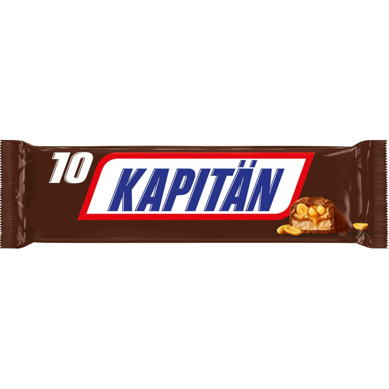  Snickers 10x50g + Kapitän-Sticker 