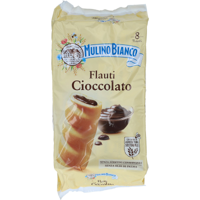  Mulino Bianco Flauti Cioccolato 8x35g 