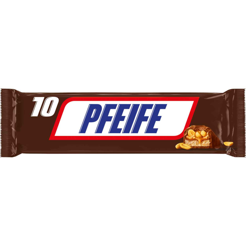  Snickers 10x50g + Pfeife-Sticker 