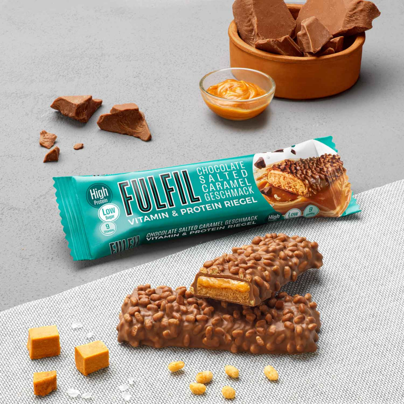  Fulfil Vitamin & Protein Riegel Chocolate Salted Caramel 55g 