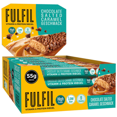  Fulfil Vitamin & Protein Riegel Chocolate Salted Caramel 55g 