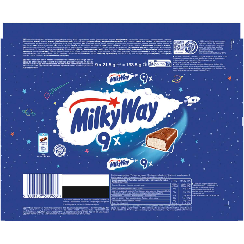  Milky Way 9x21,5g 