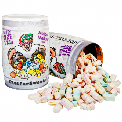  Mellow Mellow Marshmallow 'Fass For Sweets' 1kg 