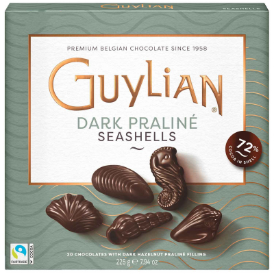  GuyLian Dark Praliné Meeresfrüchte 225g 