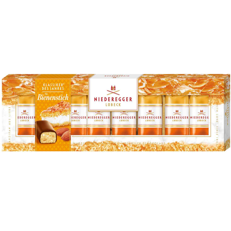  Niederegger Marzipan Klassiker des Jahres 2024 Bienenstich 100g 