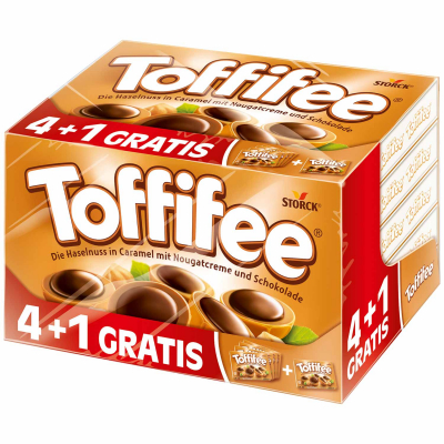  Toffifee 4x15er + 1 gratis 