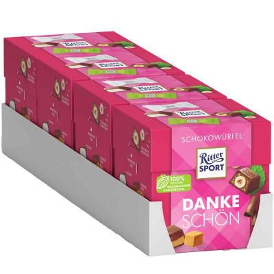  Ritter Sport Schokowürfel Dankeschön 22er 