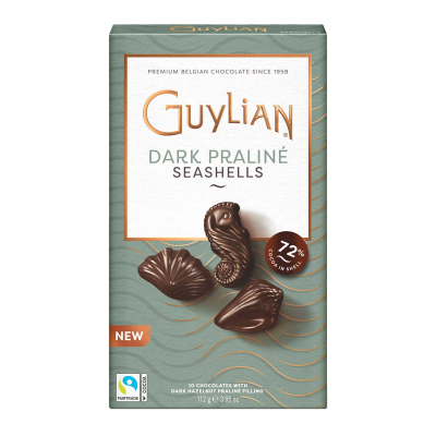  GuyLian Dark Praliné Meeresfrüchte 112g 