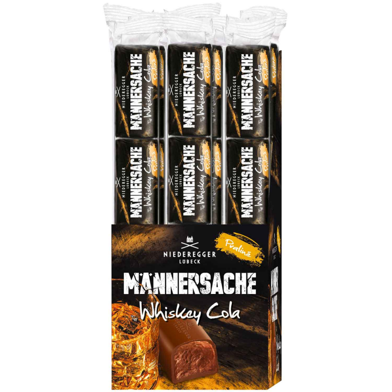  Niederegger Männersache Typ Whiskey Cola 4x12,5g 