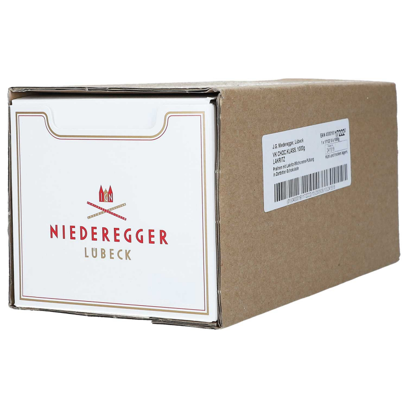  Niederegger Chocolate Klassiker Lakritz 80x12,5g 