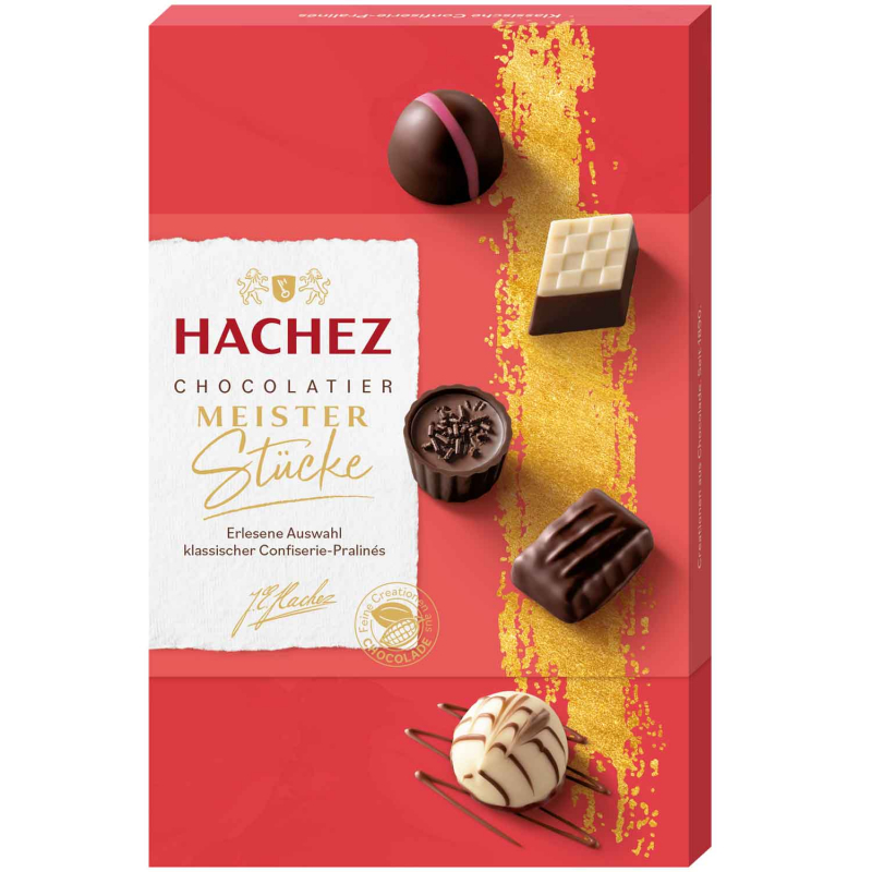  Hachez Chocolatier Meisterstücke 150g 