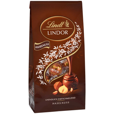  Lindt Lindor Kugeln Vollmilch Haselnuss 137g 