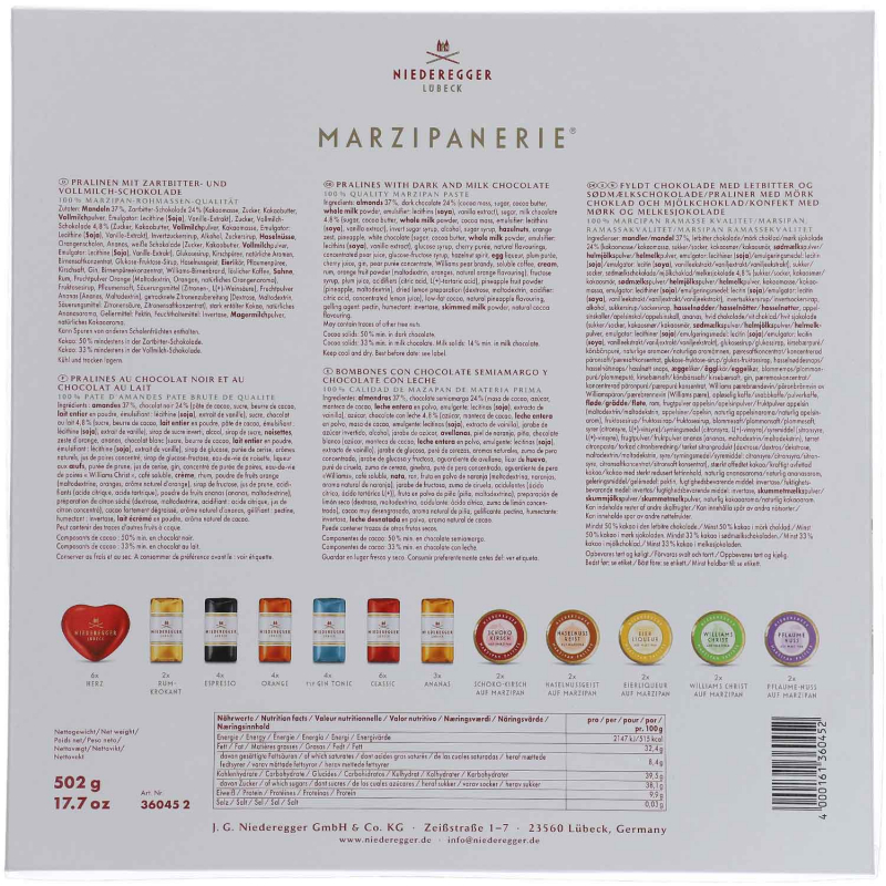  Niederegger Marzipanerie 502g 