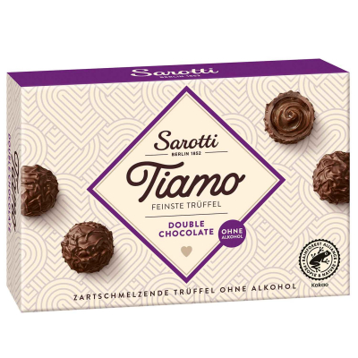  Sarotti Tiamo Feinste Trüffel Double Chocolate 125g 