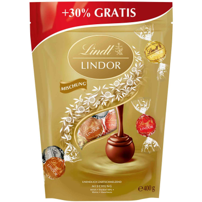  Lindt Lindor Kugeln Mischung 399g 