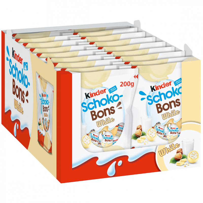  kinder Schoko-Bons White 200g (MHD 26.11.2024) 