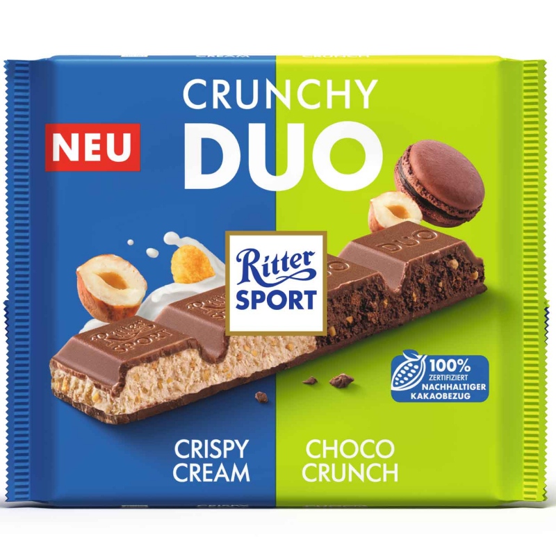  Ritter Sport Crunchy Duo 218g 