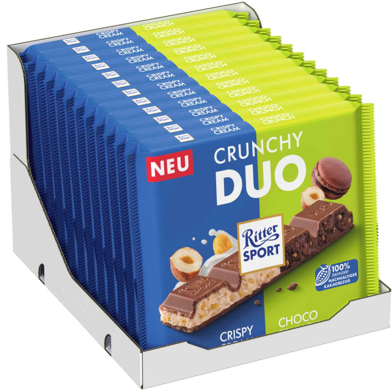  Ritter Sport Crunchy Duo 218g 