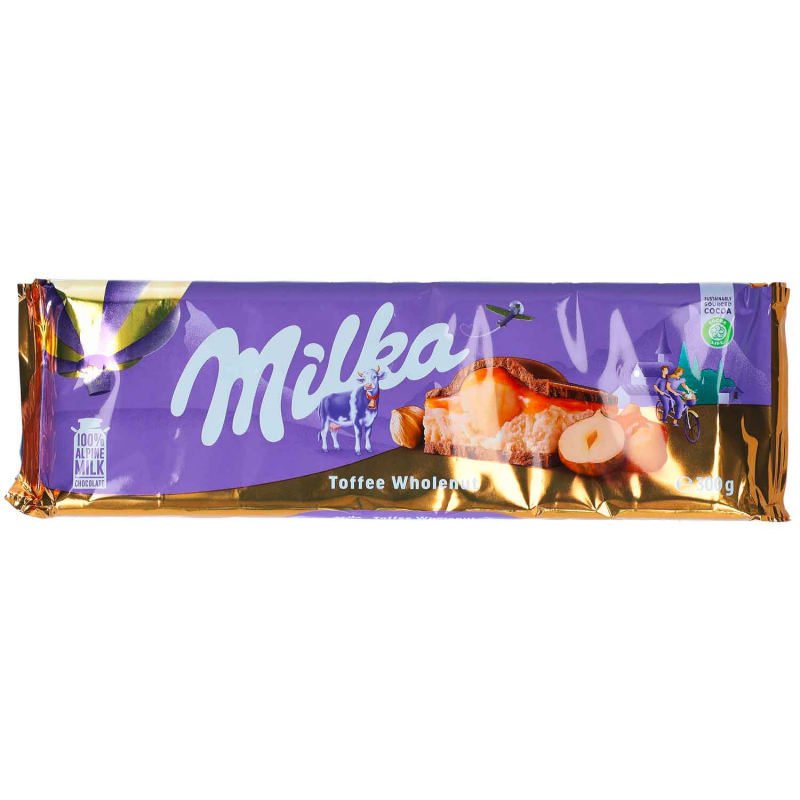  Milka Toffee Wholenut 300g (MHD 12.10.2024) 