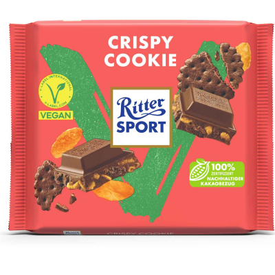  Ritter Sport Vegan Crispy Cookie 100g 