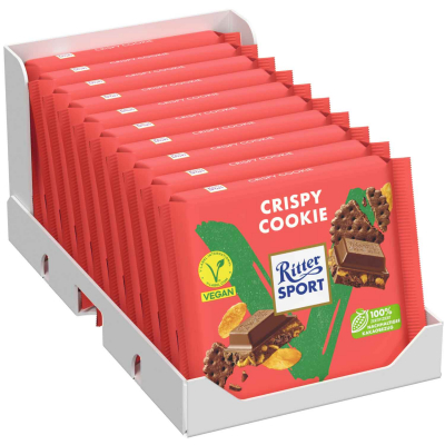  Ritter Sport Vegan Crispy Cookie 100g 