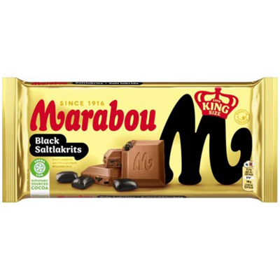  Marabou Black Saltlakrits 220g 