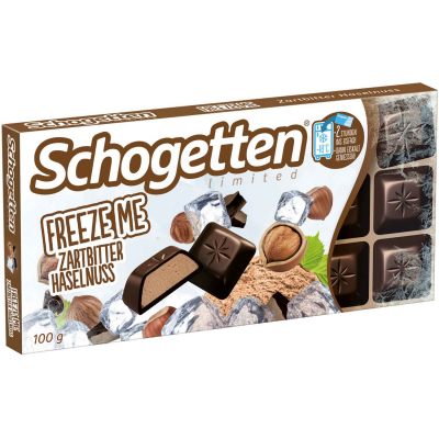  Schogetten Freeze Me Zartbitter Haselnuss 100g 