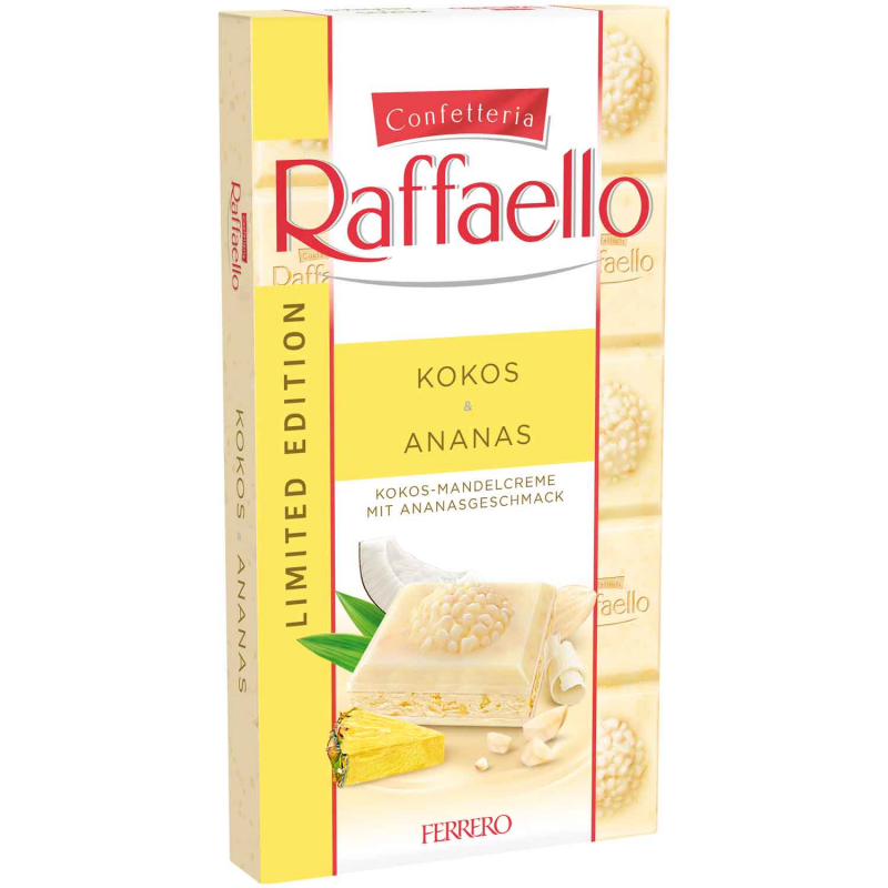  Raffaello Tafel Kokos & Ananas 90g 