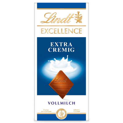  Lindt Excellence Extra Cremig Vollmilch Tafel 100g 