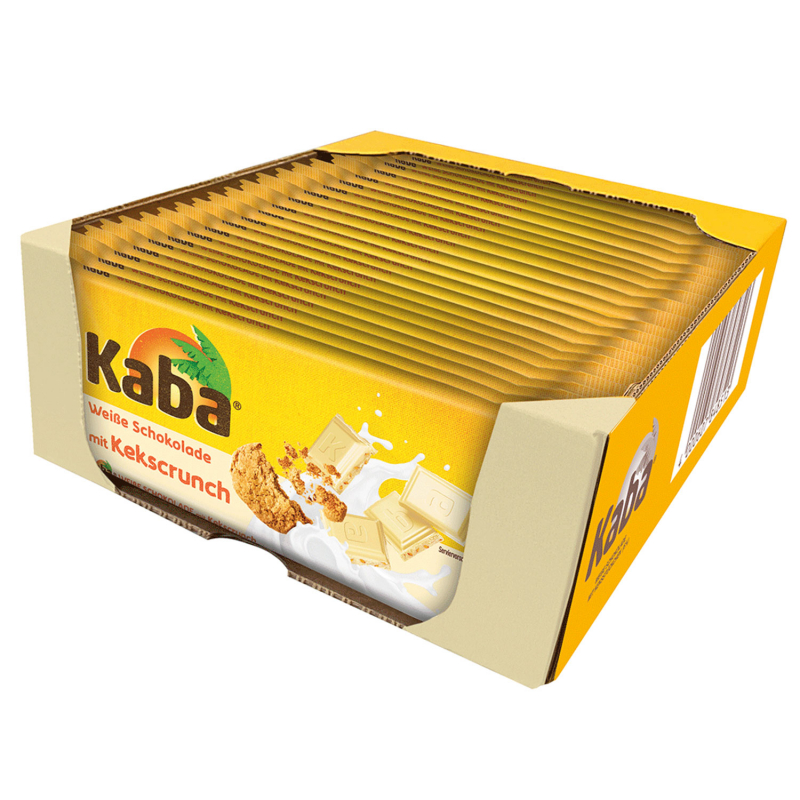  Kaba Weiße Schokolade mit Kekscrunch 90g 