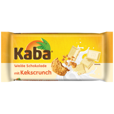  Kaba Weiße Schokolade mit Kekscrunch 90g 