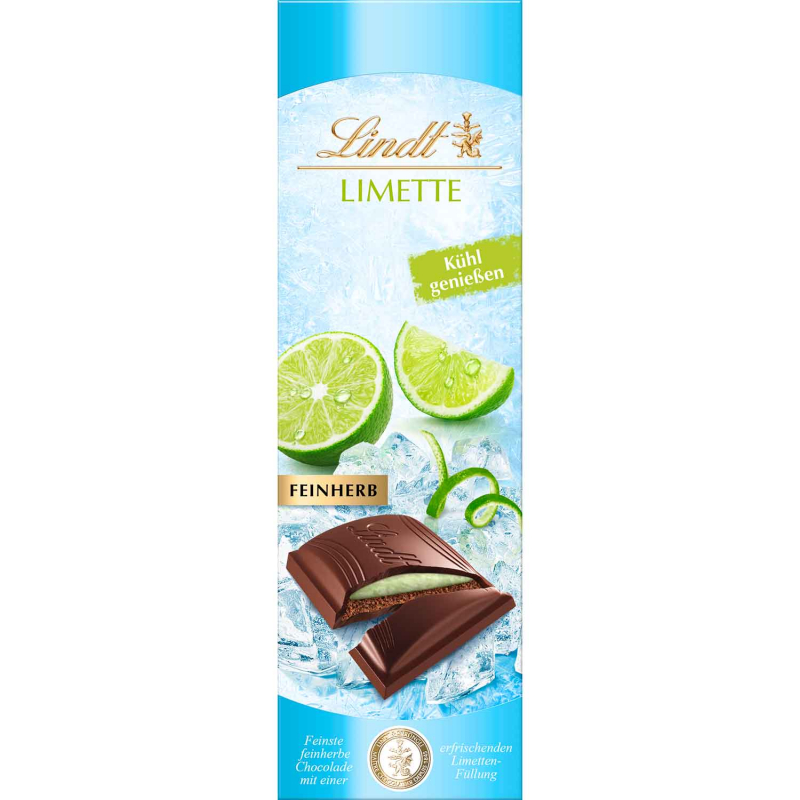  Lindt Limette Feinherb Tafel 100g 