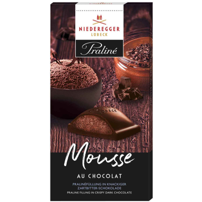  Niederegger Praliné Tafel Mousse au Chocolat 100g 