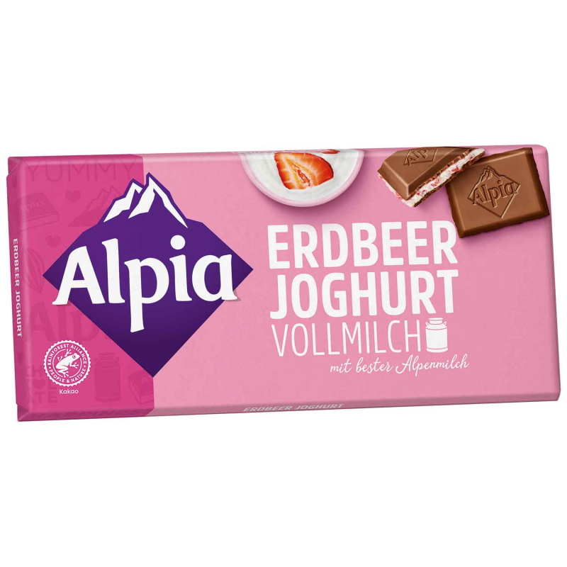  Alpia Erdbeer Joghurt Vollmilch 100g 