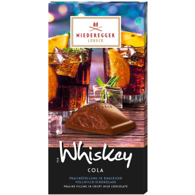  Niederegger Praliné Tafel Typ Whiskey Cola 100g 